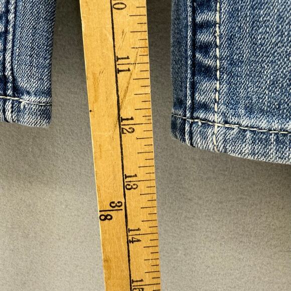 Miss Me Shorts Women's 27 Blue Bermuda Sequin Studded Embellished Pockets - Picture 11 of 12